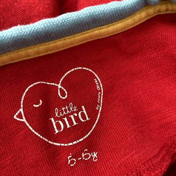 Little Bird Good Times Retro 80s Style Tee - Red - 5-6 - Picture 2 of 8